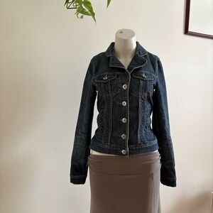 Vintage Lois Jeans Distressed Denim Jacket – Size Small